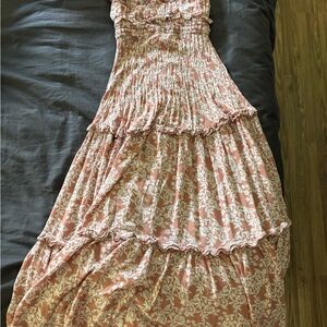 Floral Pink Women's Dress